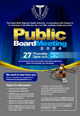 Public Board Meeting