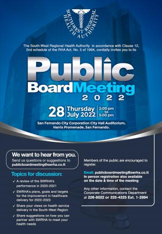 Public Board Meeting 2022