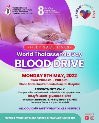 World Thalassemia Day Blood Drive