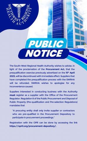 Procurement Act Notice