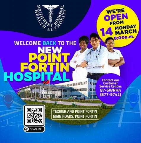 Welcome to the New Point Fortin Hospital