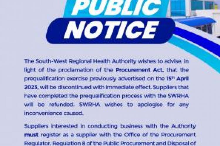 Procurement Act Notice