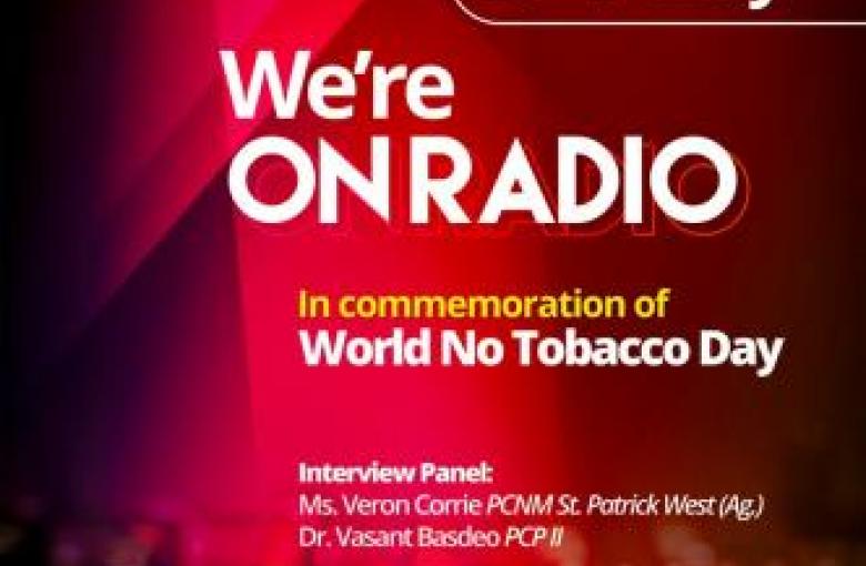 We're on Radio this Friday for World No Tobacco Day